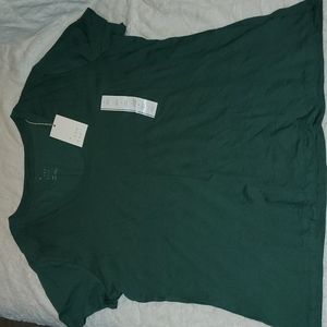 Women's Size L, A New Day brand from Target,  V-neck Tee, Emerald Green, NWT